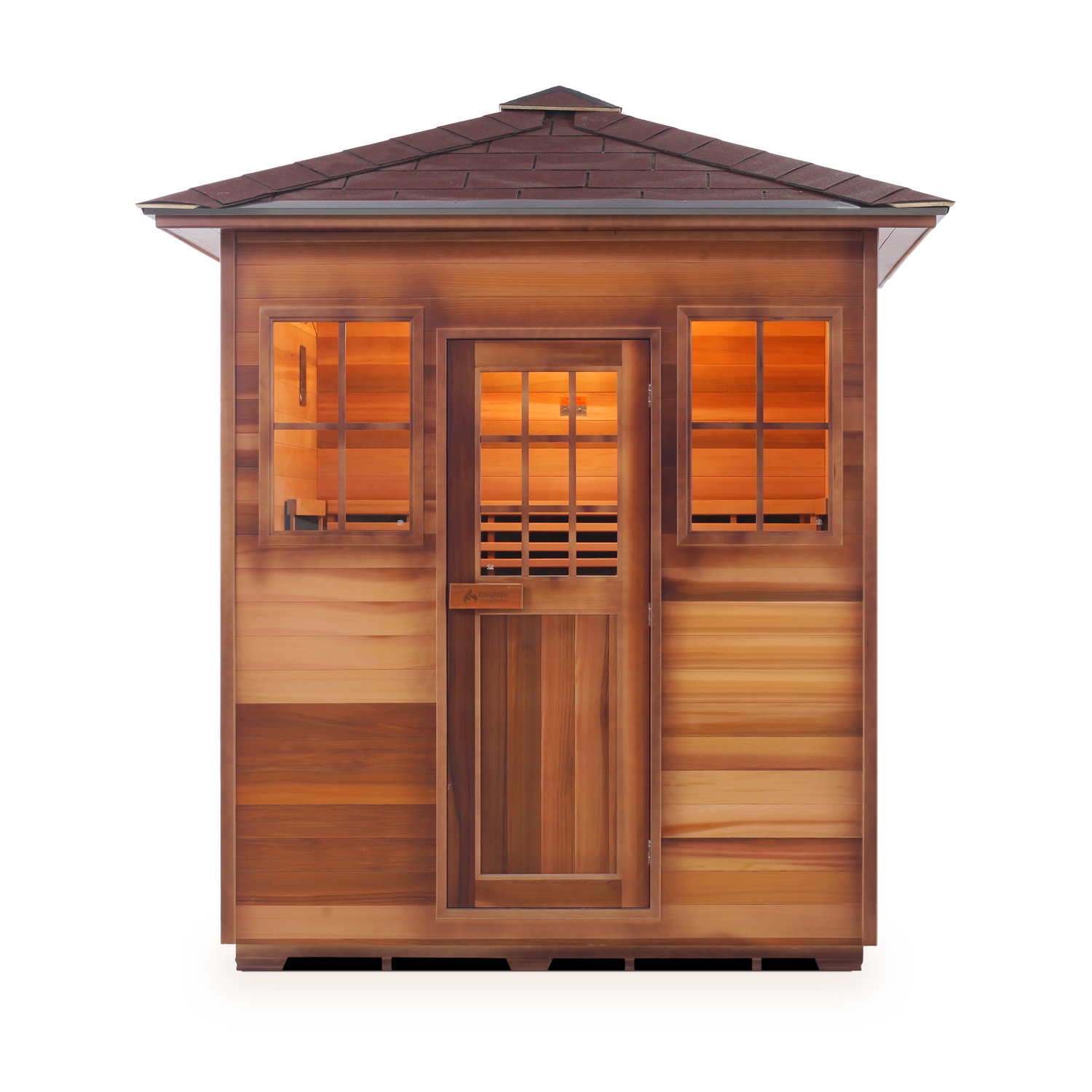 4 Person Outdoor Hybrid Sauna | Sapphire series | Enlighten saunas