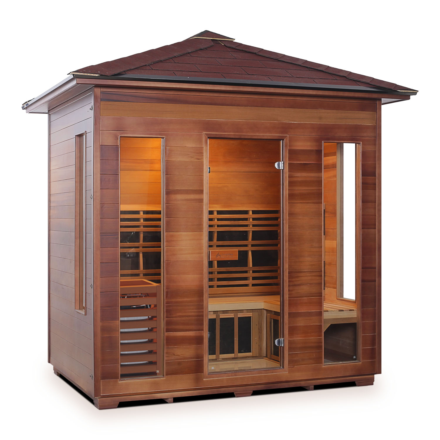 5 Person Outdoor Hybrid Sauna Diamond series Enlighten saunas