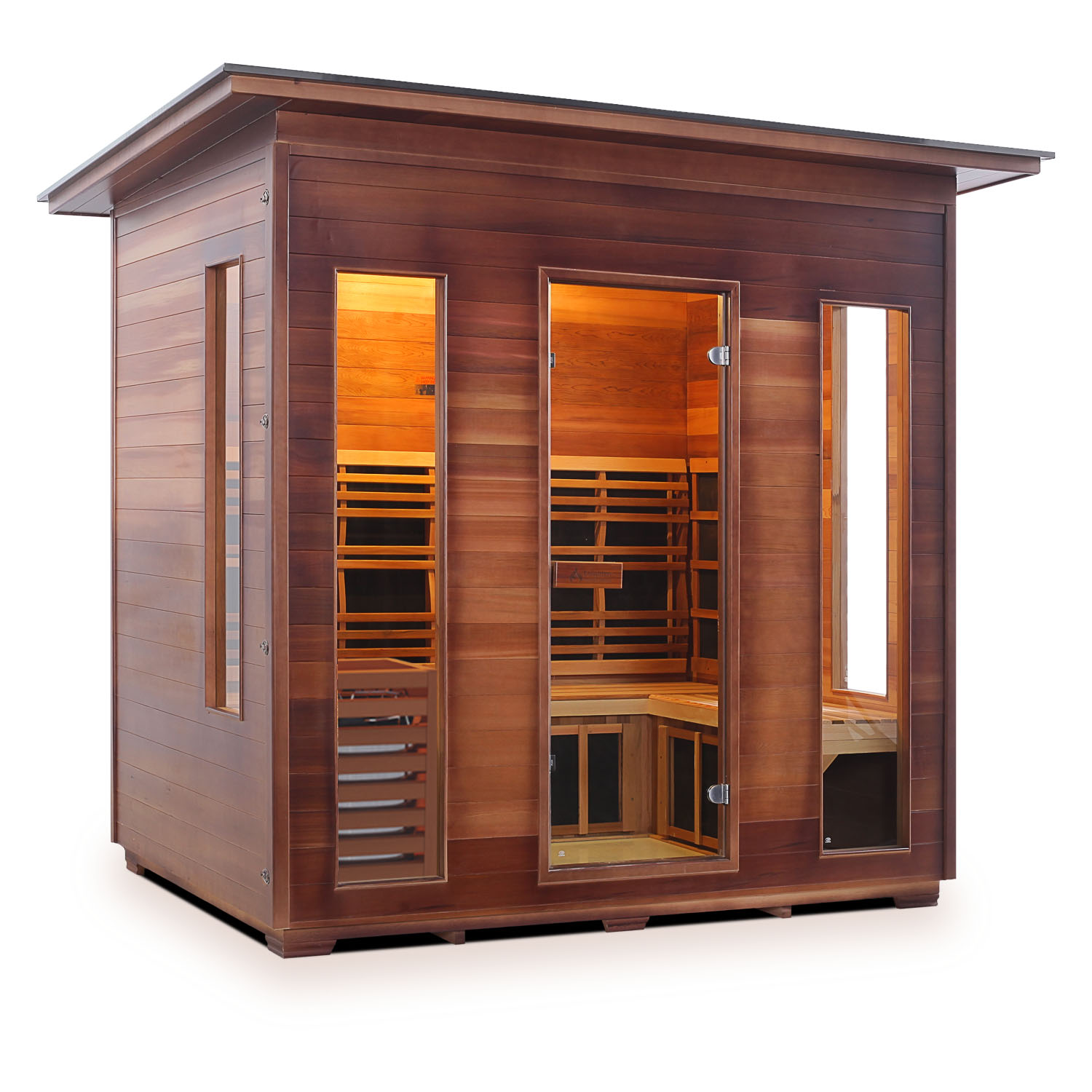 5 Person Outdoor Hybrid Sauna with slope roof Diamond series
