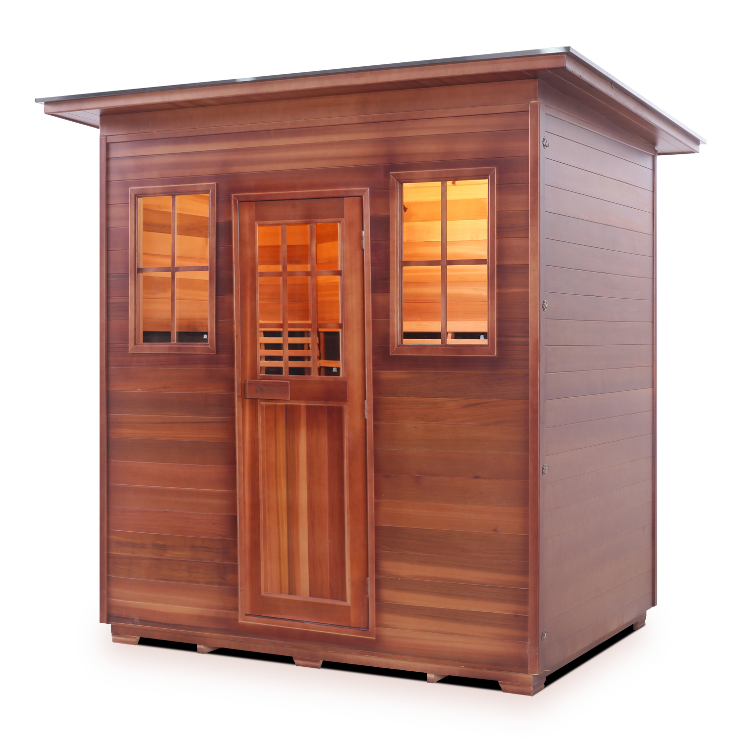 5 Person Outdoor Hybrid Sauna with slope roof Sapphire series