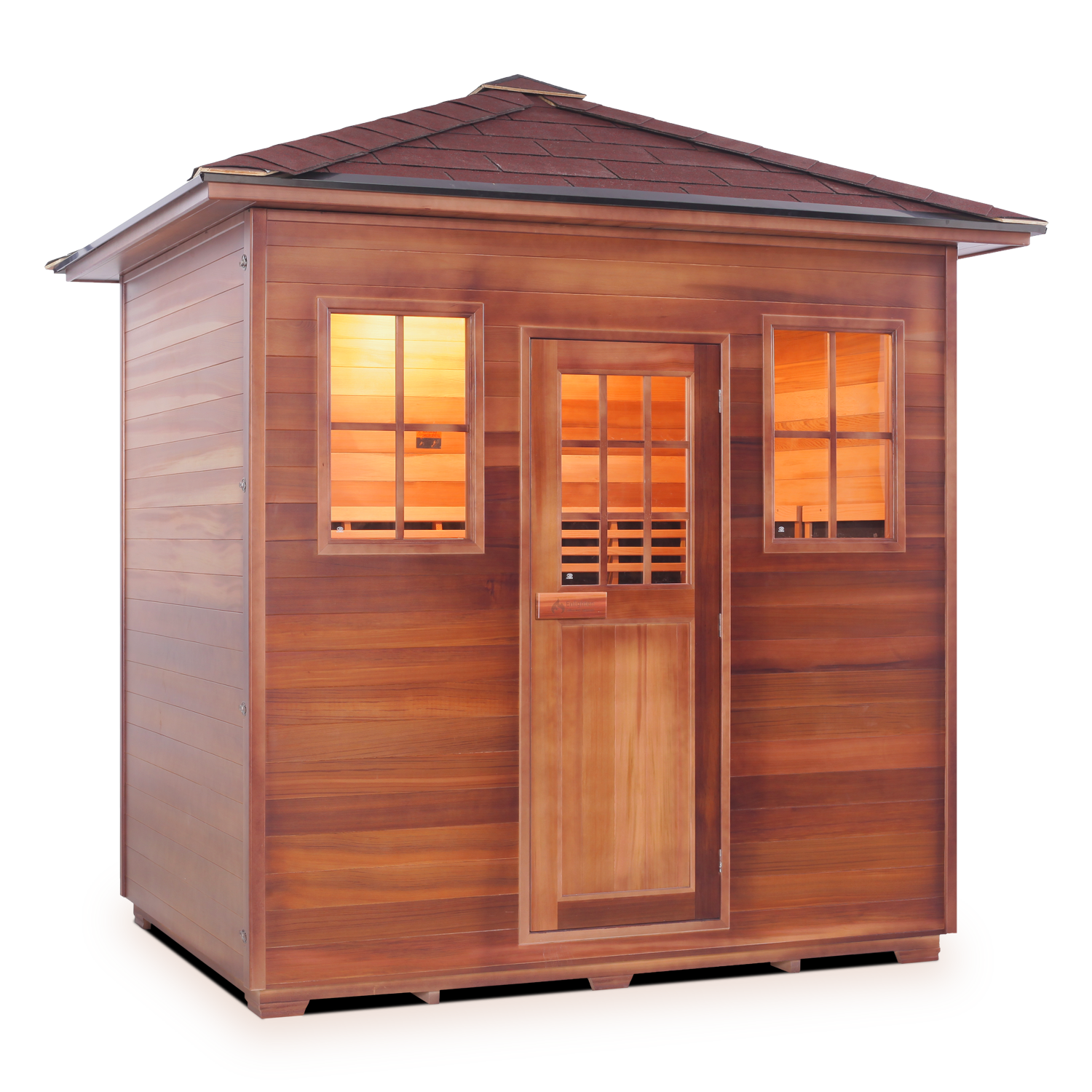 Radiant 5 person infrared sauna Sierra series Enlighten saunas