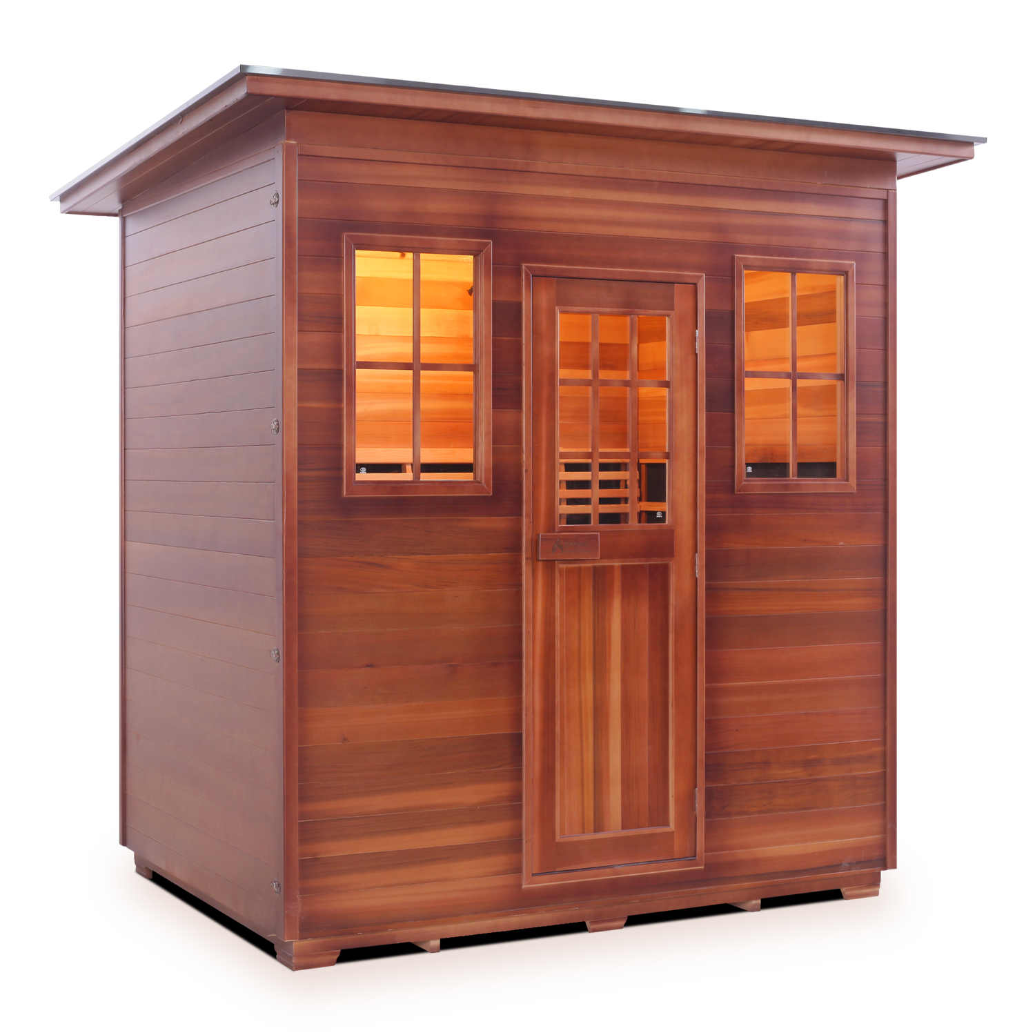 Radiant five person infrared sauna Sierra series Enlighten saunas