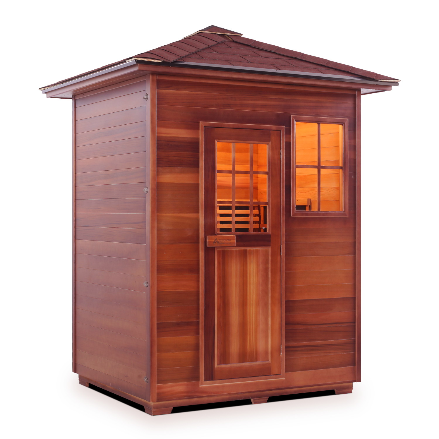 Radiant 3 person infrared sauna Sierra series Enlighten saunas