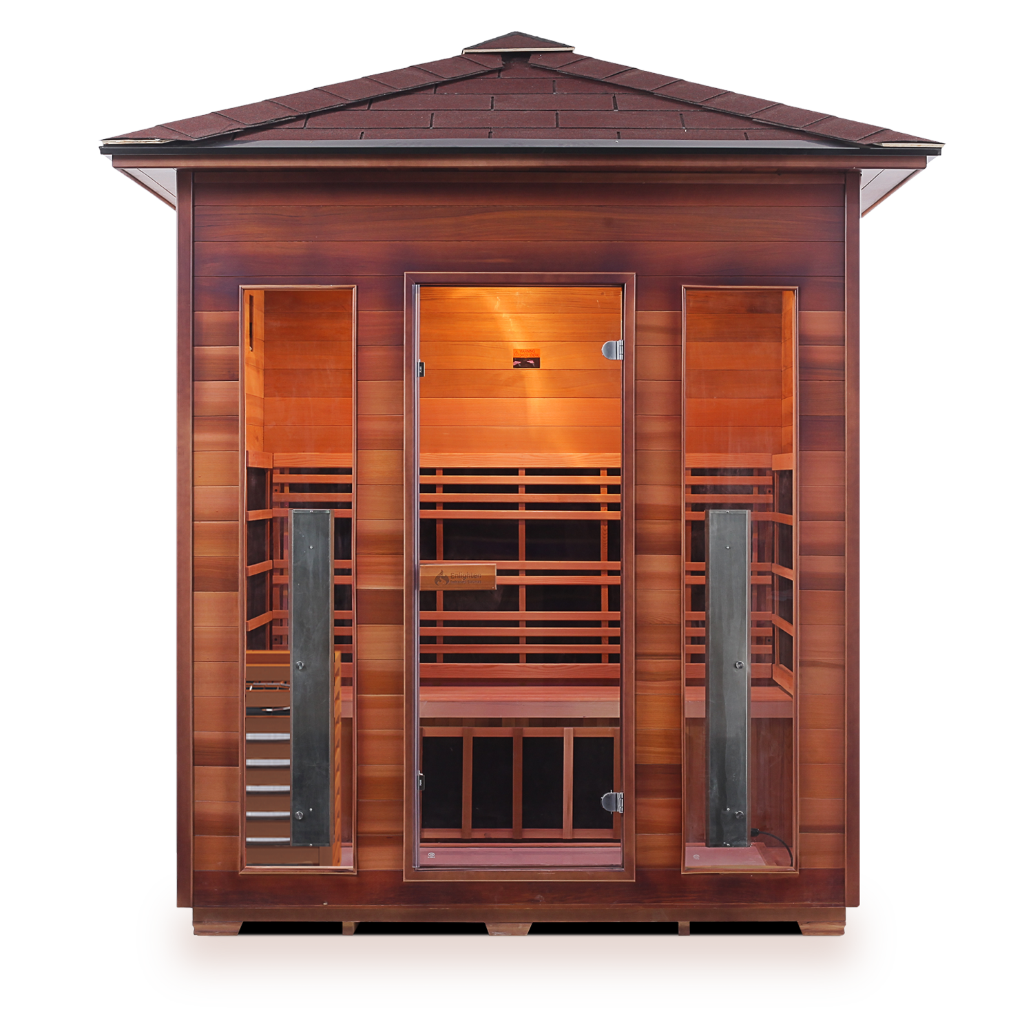 4 Person Outdoor Hybrid Sauna | Diamond series | Enlighten saunas